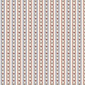 Image of Yippie Ki Yay! Star Stripe Cream quilting cotton fabric by Morris Creative Group for QT Fabrics. Features stripes on a white background. Cute Little Fabric Shop.