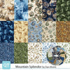 Mountain Splendor Layer Cake 10" Stacker Bundle 10SQ MTSP 6PKN - QT Fabrics- 42-Piece Precut  - Nature - Quilting Cotton Fabric