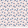 Image of Firecracker Flags White quilting cotton fabric by My Mind's Eye for Riley Blake Designs. Features flags on a white background. Cute Little Fabric Shop.