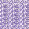 Image of Easter Garden Violets Light Lavender quilting cotton fabric by Julie Lynch for Riley Blake Designs. Features flowers on a purple background. Cute Little Fabric Shop.