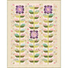 Floral Fondant Quilt Kit KIT14130 - Linn Warme - Moda Fabrics - Pattern Fabric - Floral Flowers Spring Stems - Quilting Cotton Fabric