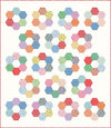 Hexie Blooms Quilt PATTERN P173 - Fran Gulick - Riley Blake Designs - INSTRUCTIONS Only - Many Sizes - Precut Friendly - Confident Beginner
