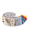 Independence 2.5" Rolie Polie Patriotic Fabric - RP-17330-40 - 40-Pieces Precut - Riley Blake Designs Quilting Cotton Fabric