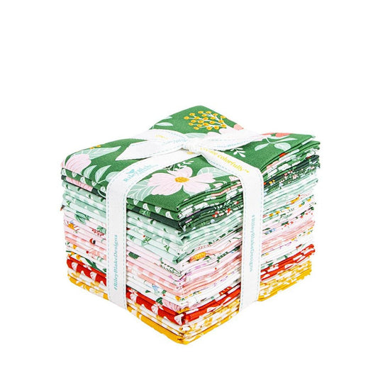 Meadow Moments Fat Quarter Bundle - FQ-17230-24 - 24-piece Precut - Riley Blake Quilting Cotton Fabric