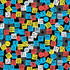 CLEARANCE Stem Squad Periodic Elements DC9720 Black - Michael Miller - STEM Science Technology Math Chemistry - Quilting Cotton Fabric
