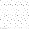 Image of Front Porch Pillow Scatter Black quilting cotton fabric by Jill Finley for Riley Blake Designs. Features small geometric patterns on a white background. Cute Little Fabric Shop.