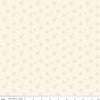 Image of Renew Ditsy Latte quilting cotton fabric by Sandy Gervais for Riley Blake Designs. Features flowers on a cream background. Cute Little Fabric Shop.