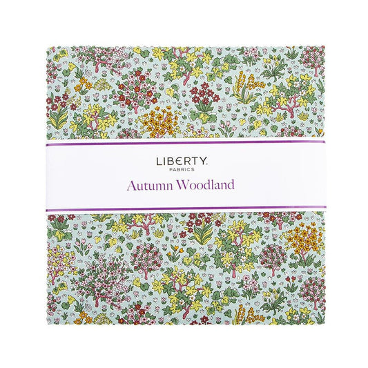 Autumn Woodland Layer Cake 10" Stacker Bundle - Riley Blake Designs - 42-Piece Precut  - Liberty Fabrics - Quilting Cotton Fabric