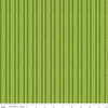 Image of Awakening Scallops Kiwi quilting cotton fabric by Cherry Guidry for Riley Blake Designs. Features stripes on a green background. Cute Little Fabric Shop.