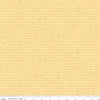 Image of Awakening Garden's Promise Yellow quilting cotton fabric by Cherry Guidry for Riley Blake Designs. Features text on a yellow background. Cute Little Fabric Shop.