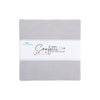 SALE Confetti Cottons Silver 5" Stacker Bundle 5-120-SILVER-42 - Riley Blake - 42-piece Precut - Quilting Cotton