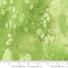 Image of Flow Basics Lime quilting cotton fabric by Create Joy Project for Moda Fabrics. Features abstract watercolor on a green background. Cute Little Fabric Shop.