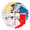 Sew America 10" Stacker 10-17340-42 - Riley Blake - Patriotic - 42-Piece Precut - Quilting Cotton Fabric