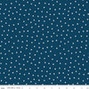 Image of Sew America Star Toss Blue quilting cotton fabric by J. Wecker Frisch for Riley Blake Designs. Features vintage American stars on a blue background. Cute Little Fabric Shop.