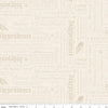 Image of Independence Declaration Cream quilting cotton fabric by The RBD Designers for Riley Blake Designs. Features words on a cream background. Cute Little Fabric Shop.