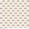 Image of Independence Old Glory Cream quilting cotton fabric by The RBD Designers for Riley Blake Designs. Features flags on a cream background. Cute Little Fabric Shop.