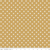 Image of Independence Stars Gold quilting cotton fabric by The RBD Designers for Riley Blake Designs. Features stars on a yellow background. Cute Little Fabric Shop.