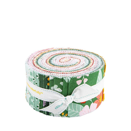 Meadow Moments 2.5" Rolie Polie - RP-17230-40 - 40-piece Precut  - Riley Blake Quilting Cotton Fabric