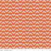 Image of Meadow Moments Butterflies Geranium quilting cotton pattern by Little Forest Atelier for Riley Blake Designs. Features butterflies on an orange background. Cute Little Fabric Shop.
