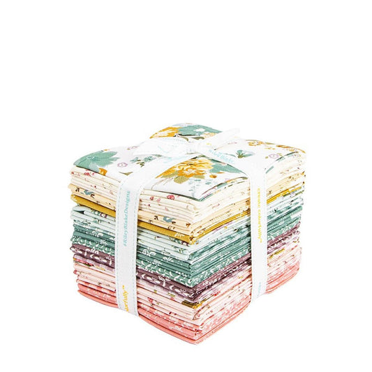 Renew Fat Quarter Floral Fabric - FQ-17280-25 - 25-Pieces Precut - Riley Blake Quilting Cotton Fabric