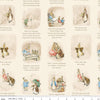 SALE Peter Rabbit™ & Benjamin Bunny™ Story Time CD17252 Cream - Riley Blake - DIGITALLY PRINTED - Quilting Fabric - Licensed Product