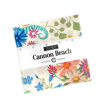 SALE Cannon Beach Charm Pack Floral Fabric - 42-pieces Precut - Moda Fabrics Quilting Cotton Fabric