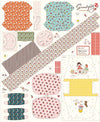 Serendipity 2 Pouch Panel Stuffed Cat Pattern - P17308 - Riley Blake Quilting Cotton Fabric