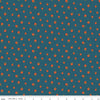 Image of Serendipity 2 Strawberries Stargazer quilting cotton fabric by Minki Kim for Riley Blake Designs. Features strawberries on a blue background. Cute Little Fabric Shop.
