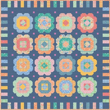 Cannon Beach Quilt Kit KIT11970 Floral Fabric - Moda Fabrics Quilting Cotton Fabric