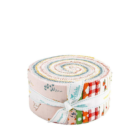DEAL Serendipity 2 2.5" Rolie Polie Summer Fabric - RP-17300-40 - 40-piece Precut - Riley Blake Quilting Cotton Fabric