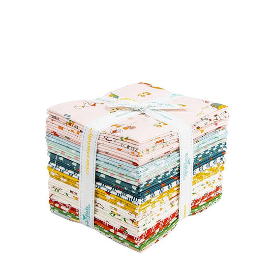 Serendipity 2 Fat Quarter Summer Fabric - FQ-17300-25 - 25-piece Precut - Riley Blake Quilting Cotton Fabric