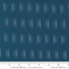 30" End of Bolt - SALE Nocturnal Crescent Moon 48336 Lake - Moda Fabrics - Geometric Turquoise - Quilting Cotton Fabric
