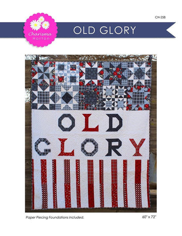SALE Old Glory Quilt PATTERN Patriotic Pattern - Riley Blake - INSTRUCTIONS Only