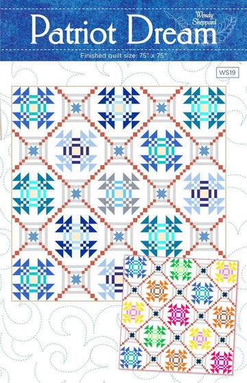 SALE Patriot Dreams Quilt PATTERN - Riley Blake - INSTRUCTIONS Only