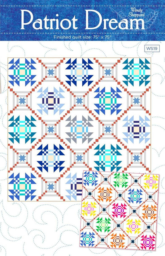 SALE Patriot Dreams Quilt PATTERN - Riley Blake - INSTRUCTIONS Only