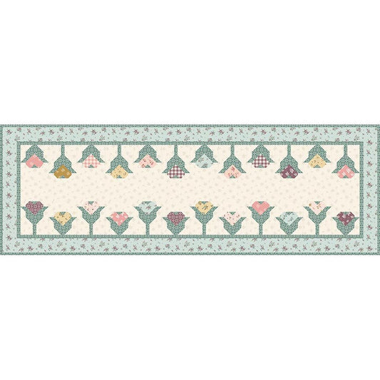 Coming Up Roses Table Runner PATTERN Floral Pattern - Riley Blake - INSTRUCTIONS Only