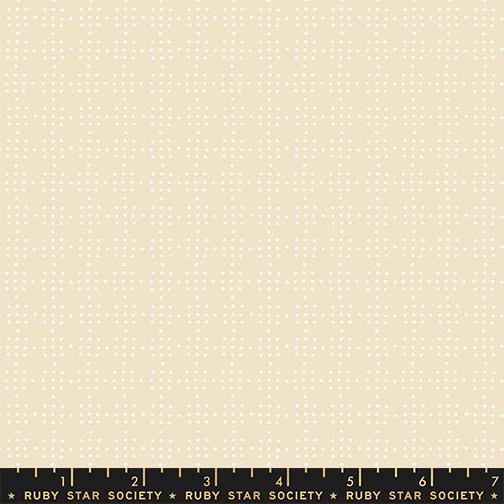 Image of Paper Cuts 2 Dots Parchment quilting cotton fabric by Ruby Star Society for Moda Fabrics. Features dots on a cream background. Cute Little Fabric Shop.
