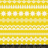 Image of Paper Cuts 2 Cuttings Starfruit quilting cotton fabric by Ruby Star Society for Moda Fabrics. Features shapes on a yellow background. Cute Little Fabric Shop.