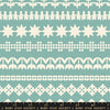 Image of Paper Cuts 2 Cuttings Water quilting cotton fabric by Ruby Star Society for Moda Fabrics. Features shapes on a blue background. Cute Little Fabric Shop.