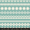 Image of Paper Cuts 2 Cuttings Water quilting cotton fabric by Ruby Star Society for Moda Fabrics. Features shapes on a blue background. Cute Little Fabric Shop.