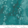 Image of Flow Basics Turquoise quilting cotton fabric by Create Joy Project for Moda Fabrics. Features abstract watercolor on a blue background. Cute Little Fabric Shop.
