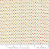 Image of Animal Park Fun Dots Dove quilting cotton fabric by Stacy Iest Hsu for Moda Fabrics. Features dots on a cream background. Cute Little Fabric Shop.