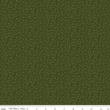 Floret Chive - Riley Blake Designs - Flowers Floral Tone-on-Tone - Quilting Cotton Fabric