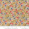 Image of The Henhouse Calico Tomato quilting cotton fabric by Gingiber for Moda Fabrics. Features flowers on a cream background. Cute Little Fabric Shop.
