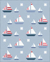Stripey Sails & Stars Quilt PATTERN - Melissa Mortenson - Riley Blake Designs - INSTRUCTIONS Only