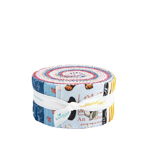 DEAL Sew America 2.5" Rolie Polie RP-17340-42 - Riley Blake - Patriotic - 40-piece Precut - Quilting Cotton