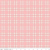 18" End of Bolt - DEAL FLANNEL Glamp Camp Plaid F12579 Pink - Riley Blake Designs - Camping - FLANNEL Cotton Fabric