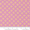Image of Cannon Beach Tide Pools Sweet Pea quilting cotton fabric by Crystal Manning for Moda Fabrics. Features flowers on a pink background. Cute Little Fabric Shop.