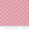 Image of Cannon Beach Tide Pools Sweet Pea quilting cotton fabric by Crystal Manning for Moda Fabrics. Features flowers on a pink background. Cute Little Fabric Shop.