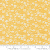 Image of Cannon Beach Blooms Sunshine quilting cotton fabric by Crystal Manning for Moda Fabrics. Features flowers on a yellow background. Cute Little Fabric Shop.
